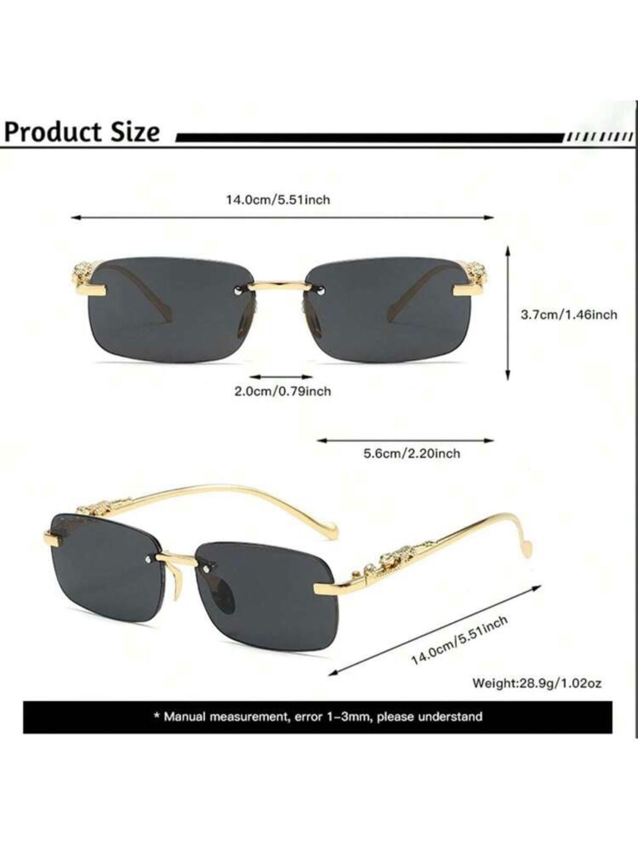 Luxury Panther Rimless Pink